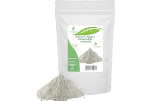 ETC COSMETIC`S Kojic Acid Powder - 100g - can be incorporated into skin care formulations designed to lighten skin tone, moisturizers, creams, lotions, gels, fluids, soaps.