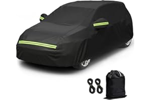 GZIZTX Vollständige Autoabdeckung 475 x 180 x 150 cm, Xtra große Autoabdeckung Wasser- und staubdicht, Plane,Allen Modellen gemeinsam, UV-Schutz für Winter und Sommer