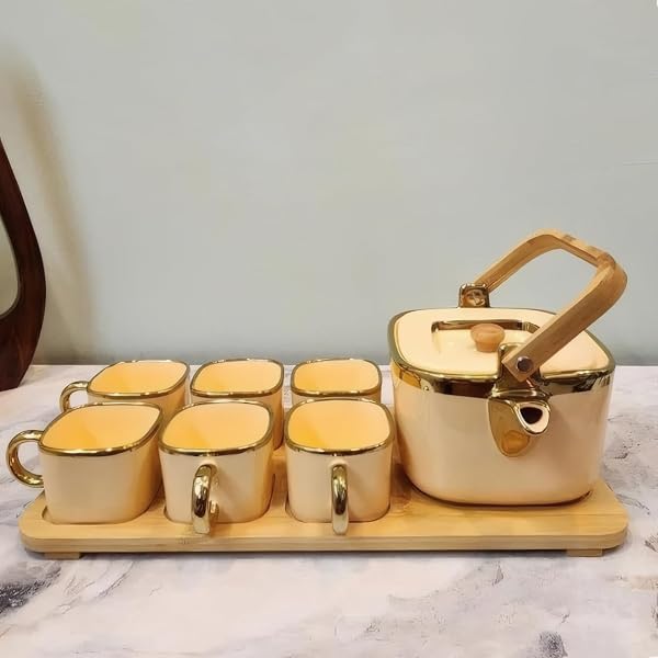 Buy Traditional Japanese Tea Set - Ceramic Tea Set with Teapot, 6