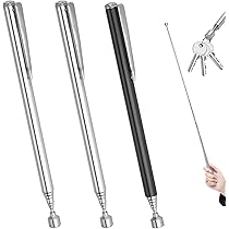 Calamita Officina Strumento Di Raccolta Magnetico Telescopico 3 Pezzi Strumento Di - Foto 5