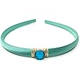 Princess Jasmine Style Turquoise Hairband Headband Turquoise Rhinestone World Book Day