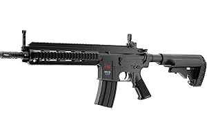 UMAREX Heckler & Koch 2.5947 Hk416 D Cqb Rifle para Airsoft Semi-Auto, Negro, 6 mm