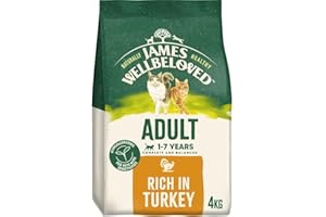 James Wellbeloved Hypoallergenic Dry Cat Food for Adult Cats Turkey 4 kg
