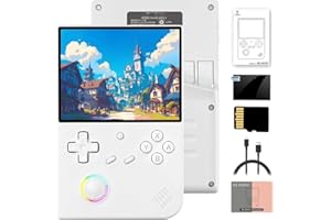 ITAP RG40XXV Retro Handheld Game Console - 4.0” IPS Screen, Linux System, 64GB SD Card with 5528 Classic Games, H700 Quad-Core CPU, 5G WiFi, Bluetooth 4.2, TV Output, 3200mAh Battery (white)