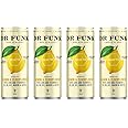 Dr. Funk Lemon & Elderflower Sparkling Flavoured Water with NO Sugar & NO Calories with 6 added Vitamins and 1 Essential Mineral, Pack of 4 Cans x 330ml
