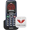 easyfone Marvel+ 2.4" Senior Phone with 20+ Features: Loud Sound, Photo Speed Dial, SOS, Auto-Call Recording, Call Restriction, Dock Charger, Care Plan for Ambulance Coordination and 2 yr Warranty.