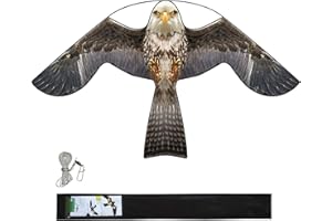 eyijklzo Bird Scarer Flying Kite Crops Farm Flying Bird Hawk Flying Kite