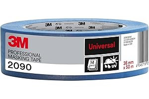 SCOTCHBLUE Scotch 3M 2090 Ruban de masquage professionnel 1 rouleau de 36 mm x 50 m, bleu, PT209036