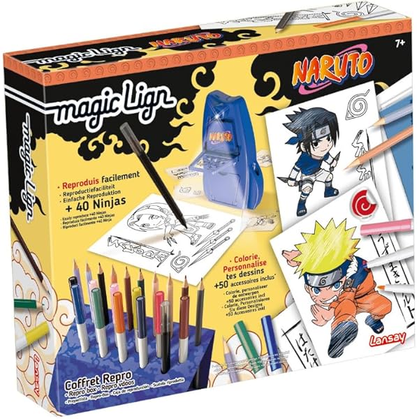 Safta Naruto Ninja Trousse Triple Pour Enfant, Idéale Pour Les
