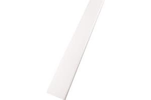 FUCHS DESIGN FUCHS profilé finition pour briques de verre pour brique de verre épaisseur 8 cm – aluminium Blanc 2,5 m Longueur