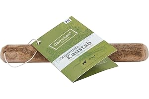 Chewies Kauknochen Hunde-Spielzeug aus Olivenholz für Hunde - 100 % natürliches Hundezubehör risikoarm & langlebig - Größe XS: Für Hunde bis 5 kg Körpergewicht