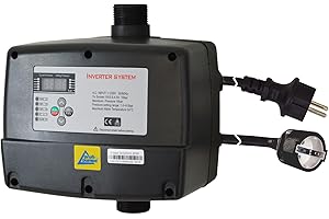 AMUR REGOLATORE POMPA CON INVERTER PRESSOSTATO cablato Pressostato Controller automatico Monitor di flusso per acquedotto domestico Pompa Pompa per pozzo Pompa centrifuga Pompa sommersa