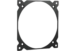 DolDer 140 su 120 mm PC ventola adattatore telaio adattatore ventola, accessori per dispositivo di raffreddamento (nero)