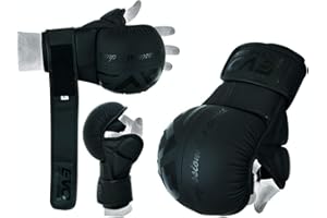 Evo Maya Cuir Vachette MMA Grappling Gants UFC Combat De Cage Entraînement Gant entraînement