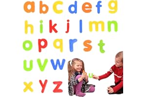 AHUUEN Lettres Magnétiques | Aimants Alphabet | Aimants Frigo Alphabet | Aimants Numéro Alphabet Jouets | Jouets Éducatifs Fridge Stickers | Jouets Magnétiques Colorés | Jouets Éducatifs pour Enfant