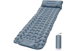 Gipfelfreund Aircoz Materassino Original - Matelasso Gonfiabile 3 in 1, Materassino campeggio – Attrezzatura da campeggio resistente e leggera