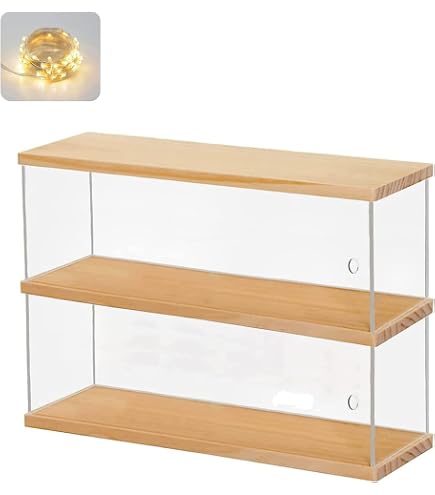 Vitrine En Acrylique Transparente à 3 étagères Avec Serrure - 30x15x40 Cm, Livrée Assemblée - Pour Collection, Bijoux, Ou Présentation Boutique