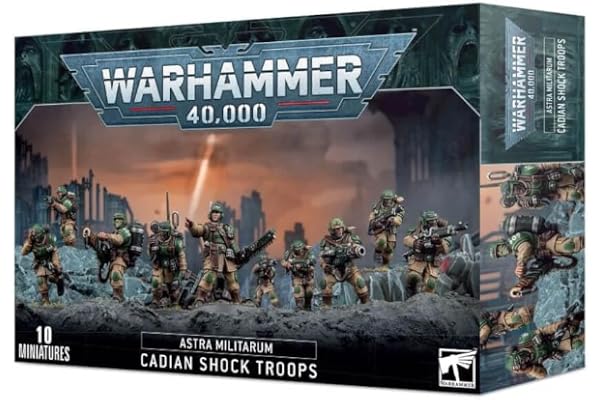Games Workshop - Warhammer 40 000 - Astra Militarum : Troupes de Choc Cadiennes (édition 2023)