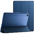 JETech Case for Samsung Galaxy Tab A9+ / A9 Plus 11-Inch 2023, Slim Translucent Back Tri-Fold Folio Stand Protective Tablet Cover, Auto Wake/Sleep (Navy)