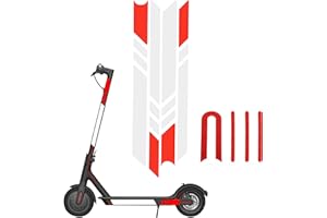 YUNGELN Yungen Scooter Adesivo Riflettente Impermeabile Decalcomanie Riflettenti Decorativo Decalcomania Fluorescente per Scooter Elettrico Xiaomi 1S M365 PRO
