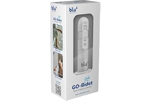 blu GO Bidet - High Pressure Handheld Travel Bidet | Compact Water Jet for Personal Hygiene - Gentle Care, Portable Shattaf On the Go