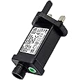 Joycome Transformer Plug for Christmas Lights, 31V 6W Plug Adapter, 9 Modes Replacement Plug with Timer, 3 Pin IP44 Waterproof Power Supply for Xmas Lights, Icicle Lights, Fairy String Lights