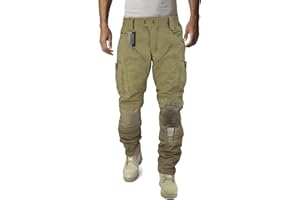 Survival Tactical Gear Herren Airsoft Wargame Tactical Pants with Knee Protection System & Air Circulation System