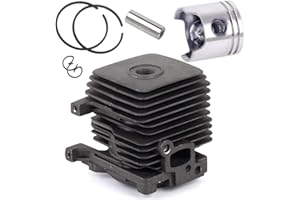 JWN Kit de pistón de cilindro apto para STIHL FS55 FS45 BR45 KM55 HL45 HS45 HS55 4140 020 1202 Accesorios