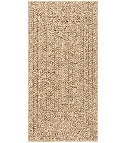 VidaXL Bambusteppich Rechteckig 70x300cm - Rutschfeste Bambusmatte Braun  Fr Wohnzimmer & Flur Teppich Bambus Wohnzimmer