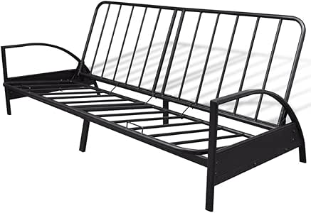Amazon.de: Futon, Rahmen aus Metall Klappbett