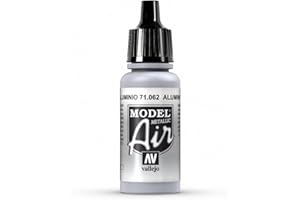 Vallejo Model Air 17 ml Acrylic Paint - Metallic Aluminium
