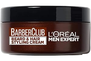 L'Oréal Paris Men Expert, stylingcreme för skägg & hår, Barber Club Beard & Hair Styling Cream, 75 ml