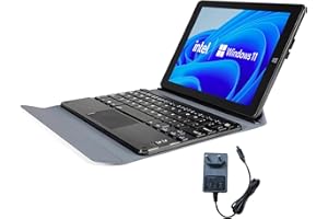 Tibuta 2-in-1 Mini-Laptop-Computer, Windows 11 Intel N4020C Prozessor 8,9 Zoll HD Touchscreen mit Abnehmbarer Tastatur 4 GB+64 GB, geeignet für Business, Studium und Unterhaltung