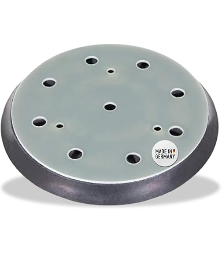 DFS Plateau abrasif pour disques abrasifs Hiliti WFE 150E 150 mm – Plateau de support avec aspiration à 6 trous – Disponible en dur moyen et souple