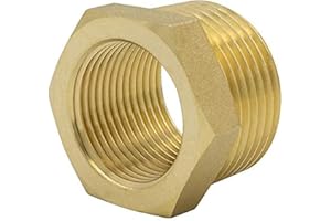 VARIOSAN Riduttore 15044, 1 1/4 x 1" AG/IG, ottone, adatto per acqua potabile