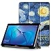 Produktbild HUAWEI MediaPad T3 10.0 Hülle - Ultra Dünn und Leicht PU Leder Schutzhülle mit Standfunktion für HUAWEI MediaPad T3 10,0 Zoll Tablet 2017 Release, Sternenklarer