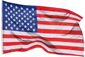 Banderas de aricona – bandera de EE.UU resistente a la intemperie con 2 ojales de metal - bandera americana clásica 90 x 150 cm
