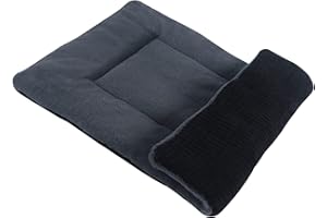 PET SPPTIES Legowisko dla psa, miękkie i ciepłe maty, poduszka dla psa, nadaje się do prania, przytulna, odwracalna, poduszka na sofę PS085 (61 x 41 cm, czarne)