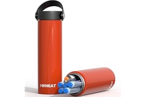 ‎1-WHEAT 1-WHEAT Insulin Kühltasche 3-5 Pens, Insulin Kühlbox 2-8 Grad, Medikamenten Kühlbox für Reisen, Insulin Kühler Flugzeug Diabetiker Tasche mit 2 Kühlakkus, Insulin Pen Tasche(Orange)