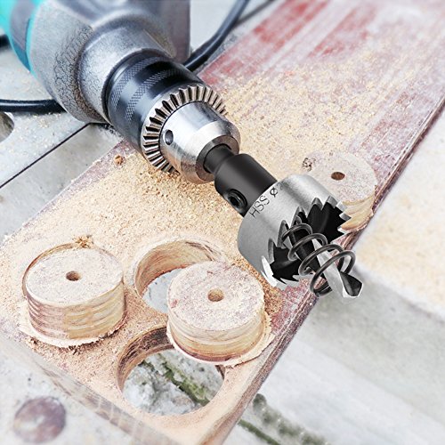 YKEZHU 5PCS Carbide Spitze HSS Bohrer Lochsäge Set Edelstahl Metall Legierung 16-30mm - 3