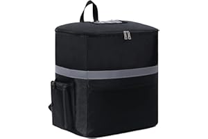 JOMEWORY Zaino termico per esterni, a prova di perdite, 35 l, impermeabile, leggero, per ritenzione caldo/freddo, pieghevole e isolato, a prova di perdite, per campeggio, picnic