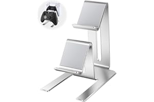 BYZANDQI Uchwyt na kontroler gier, uniwersalny uchwyt na kontroler, aluminiowy stojak na kontroler do PS5, PS4, Xbox One, Xbox Series X S, Switch Pro akcesoria gamingowe