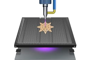 SCULPFUN Tavolo da lavoro per macchina da incisione laser - Laser Honeycomb per incisione laser, 350 x 350 mm protezione per scrivania con fissaggio in metallo, Compatibile con varie incisore laser