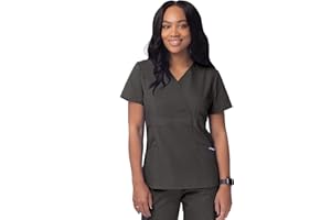 Sivvan Scrubs for Women - Mock Wrap Scrub Top