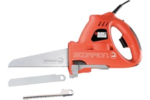 BLACK+DECKER 400W Scorpion Powered Handsaw with 3 Blades, KS890ECN-GB