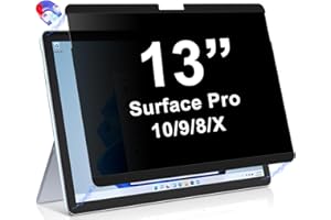 ZOEGAA Magnetische Blickschutzfolie für Microsoft Surface Pro 10/9/8/X-13 Zoll, Abnehmbare Sichtschutzfolie Surface Pro 9 13 Zoll, Anti-Glare Anti-Blaulicht Privacy Screen Sichtschutz