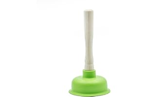 Lapap | Sturalavandino con Termogomma Colorata di Diametro Ø Manico in Legno per Uso Domestico o Professionale Lo Sturalavandini Stura !Pop! è 100% Made in Italy Diversi Colori (Verde, Ø 12cm)