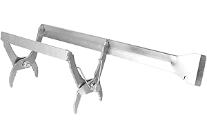 BALACOO Soporte de Marco de Colmena de Abeja Marco de Acero Inoxidable Pinza Levantador de Colmena Herramienta Apiarista Accesorio Suministros para Apicultura