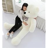 160 cm Papyonlu Peluş Ayı-Dev Boy-Sevgiliye &Ouml;zel Hediye - Yerli (BEYAZ)