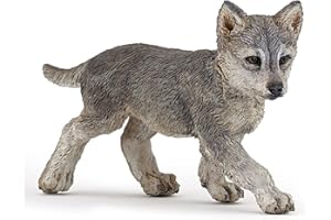 Papo - Figurines A Collectionner - Bébé Loup - Animaux de la Forêt - Félins - Pour Enfants - Filles Et Garçons - A Partir De 3 Ans